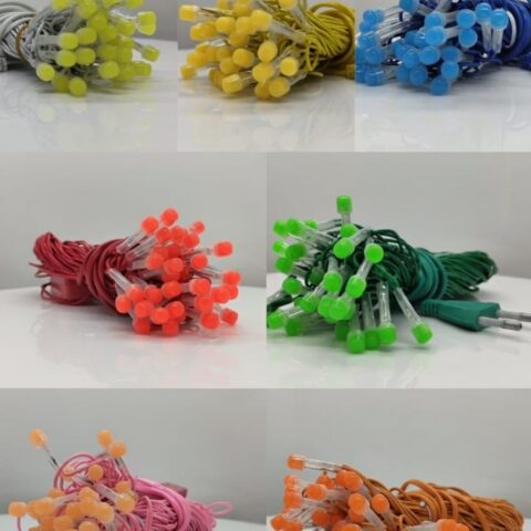 Diwali Decorative LED Ladi – 8mm | 15 Meter | Multicolor